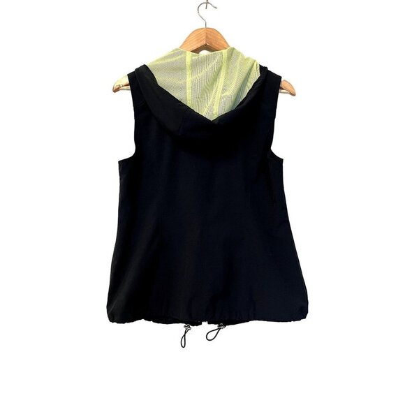 Chico's Zenergy Hooded Black Zip Up Vest - Picture 5 of 12